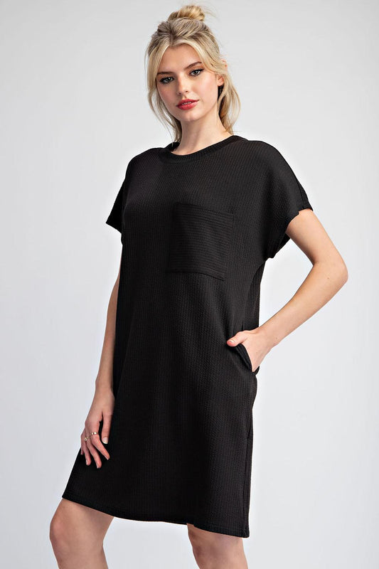 Black Pocket Dress