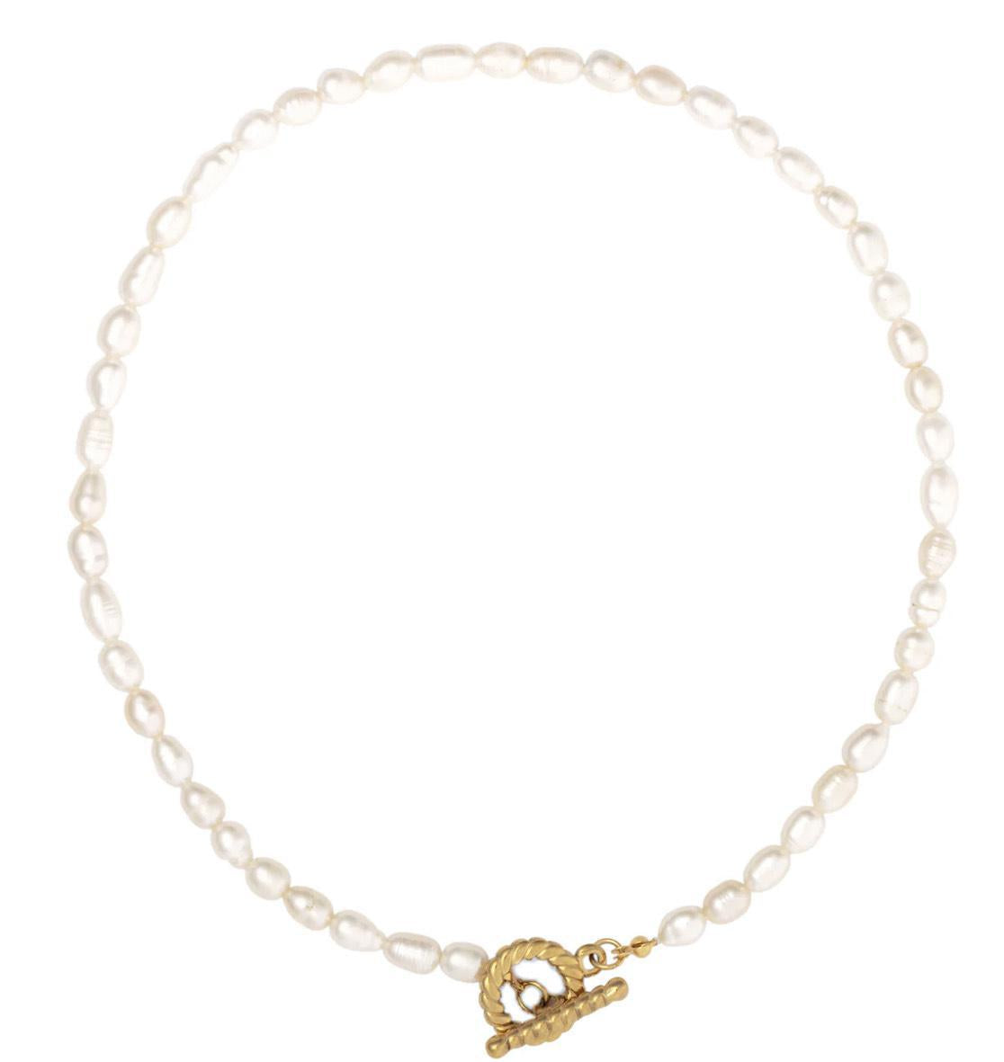 Miki Pearl Toggle Necklace